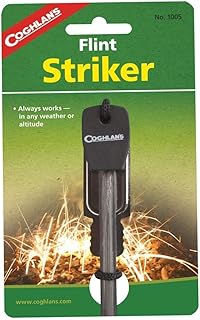 Coghlan's Waterproof Flint Striker Black ,3 7/8"