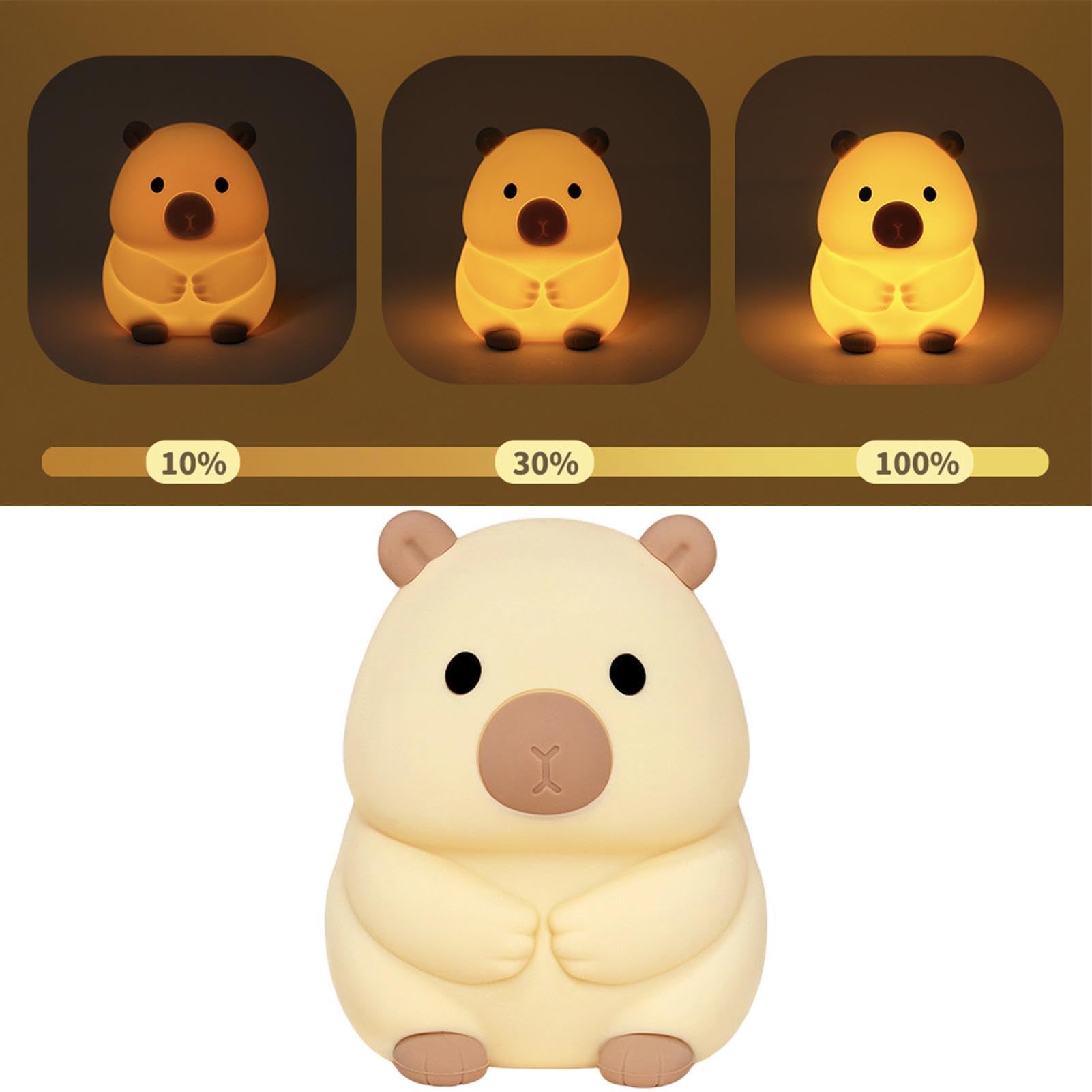 Luz nocturna de animales regulable con temporizador, perfecta para niños, adultos, dormitorio, hogar, mesita de noche, cuentos para dormir y lactancia materna