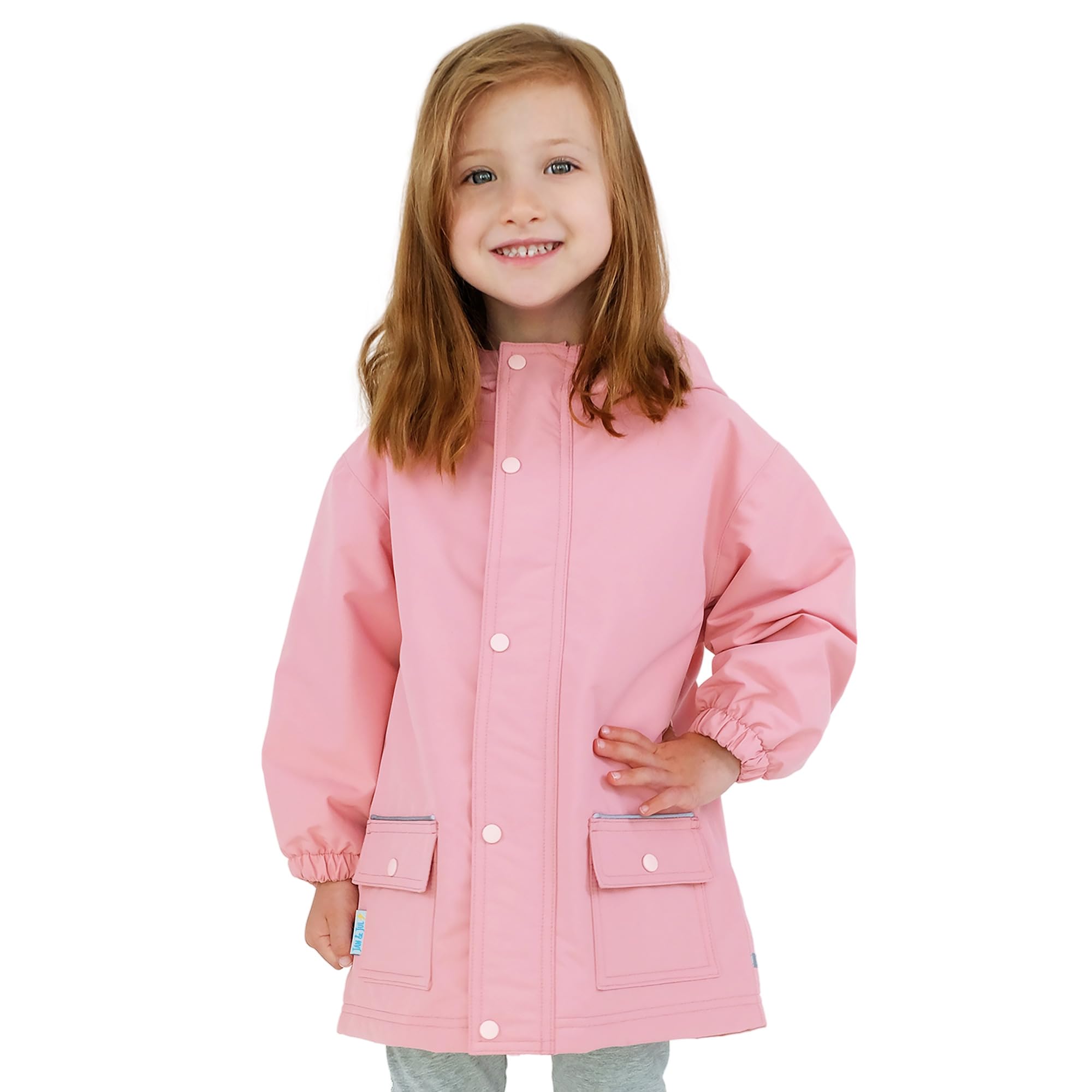 JAN &amp; JUL Waterproof Cozy-Dry Rain Jacket for Kids