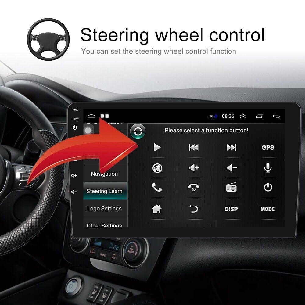 Estéreo de coche doble DIN for Hyundai Sonata NF 2004-2008, pantalla táctil de 9 pulgadas, Android 13, receptor multimedia de audio for coche con CarPlay, Android Auto, radio GPS, navegación, Bluetoot