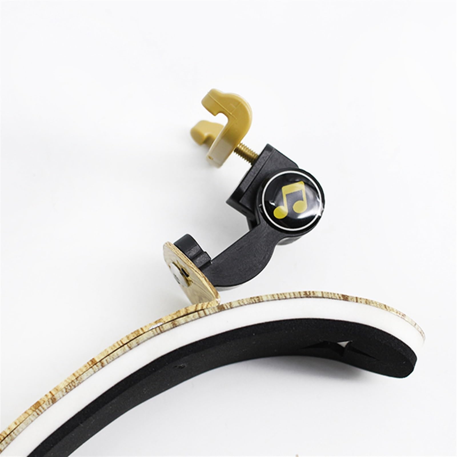Accesorios para violín Reposapiés para violín Almohadilla para el hombro de aleación de aluminio Esponja engrosada Soporte de carga Arco grande Ancho y altura ajustables Reposapiés para violín (Color