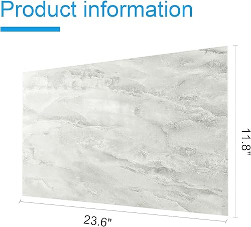 Miniatura 2 de Moleney Paneles de pared de mármol para despegar y pegar, paneles impermeables para baño, azulejos contra salpicaduras en muro, paneles de pared