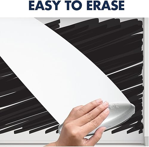 Miniatura 3 de Quartet Caballete de borrado en seco, magnético, 40 x 68 pulgadas, movimiento de doble pista, móvil, marco de aluminio (ECM4068DT)