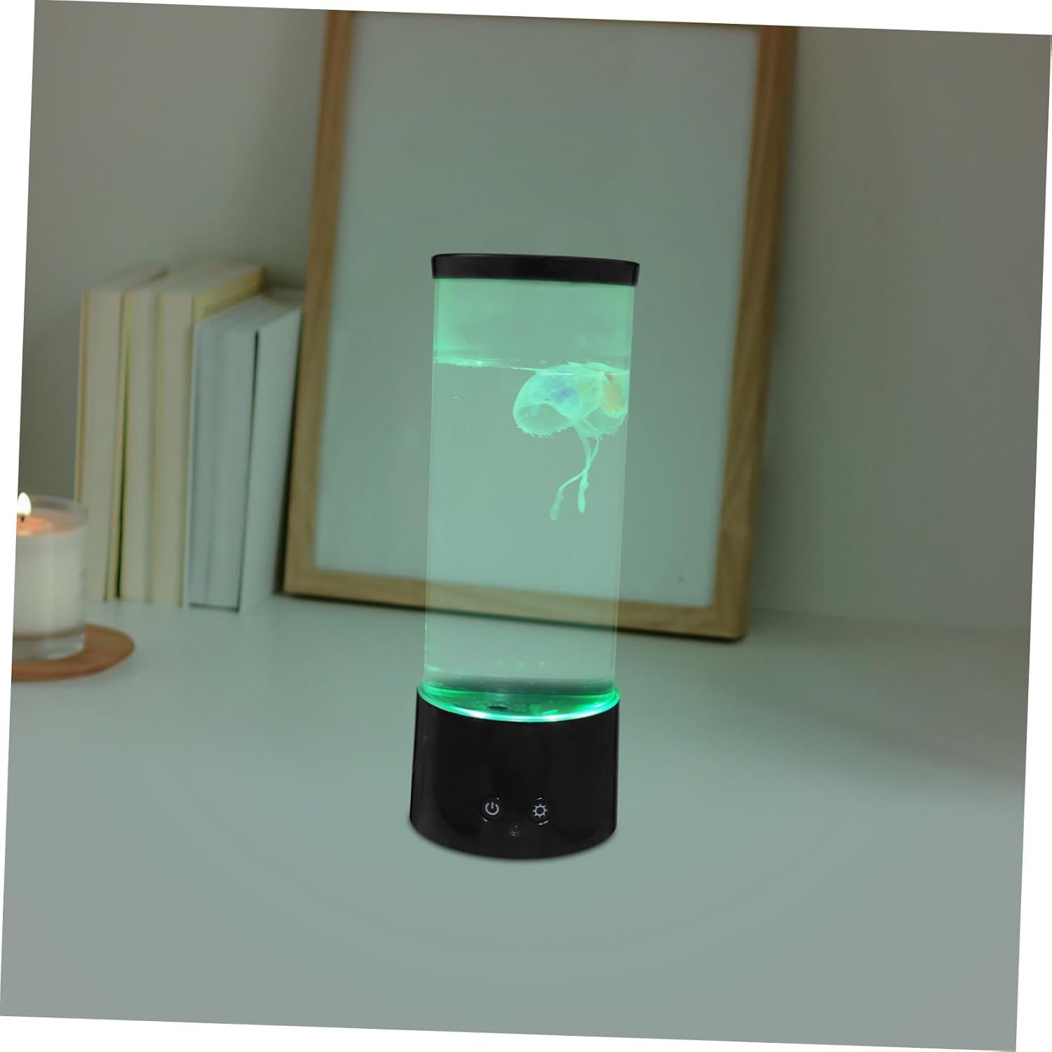 Remote Controlled Jellyfish LED Night Lamp USB Powered Bedroom Table Light Aesthetic Soft Glow Room Lamp for Relaxation and Sleep Eye Friendly Decorative Nightlight