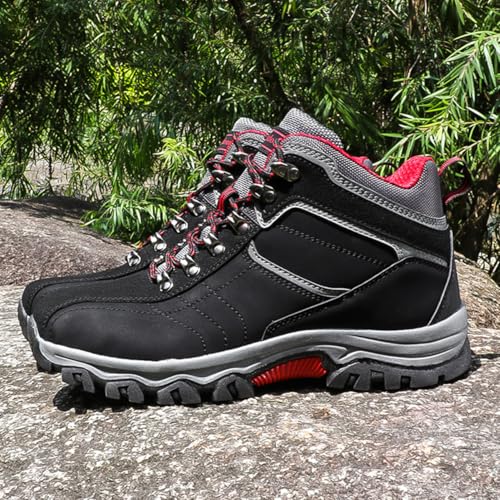 Men's Waterproof Hiking Boots High Top Trekking Hiking Shoes Outdoor Non-Slip Work Boots3