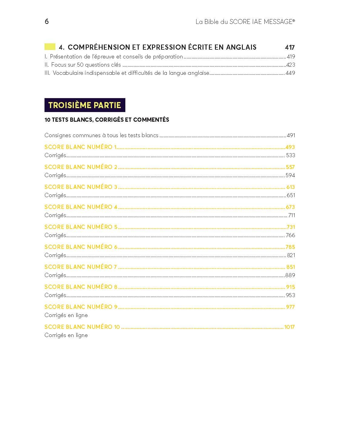 La Bible du Score IAE Message 2026: 15e édition