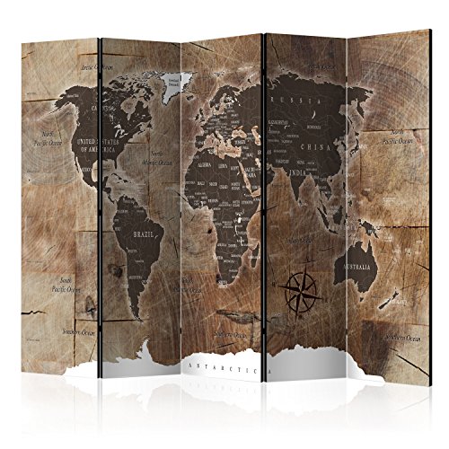murando Biombo 225x172 cm de Impresion Unilateral en el Lienzo de TNT Decoracion Foto Biombo de Madera con Imagen Impresa Separador Grande Home Office k-C-0050-z-c Cover