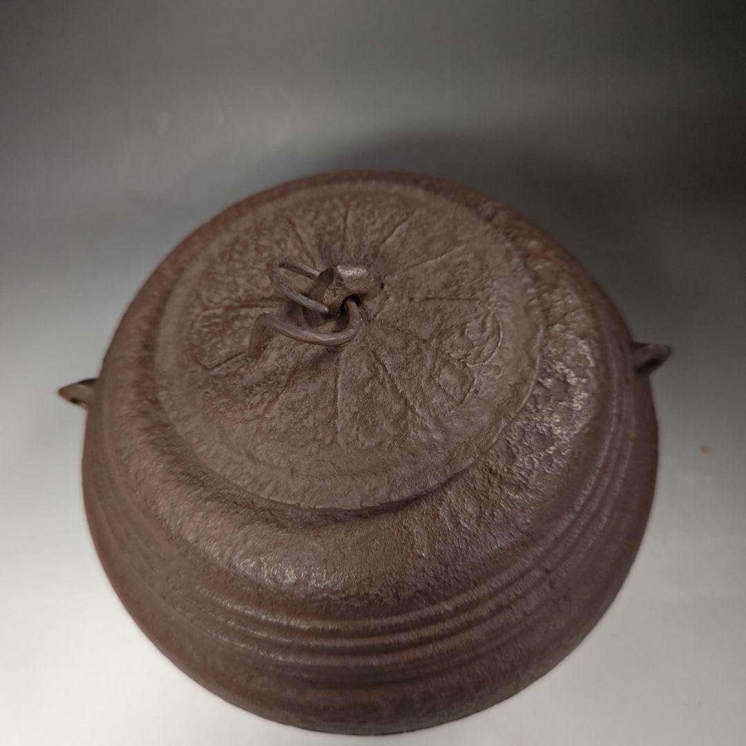 値下げ、鋳銅　秀山作　道安型風炉4点組　囲炉裏、ヒ－タ－　お茶道具/共箱 値下げ、鋳銅 秀山作 道安型風炉4点組 囲炉裏、ヒ－タ－ お