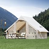 Inflatable Tent Blow up Tent Glamping Tent for Family Camping 3-4 Person Easy Set up Cabin Tent Air Tent 10ft*6.8ft*6.5ft(3-4preson)