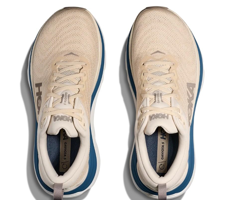 Hoka Men's Gaviota 5 Sneaker, Birch/Foggy Night, 13 Wide3