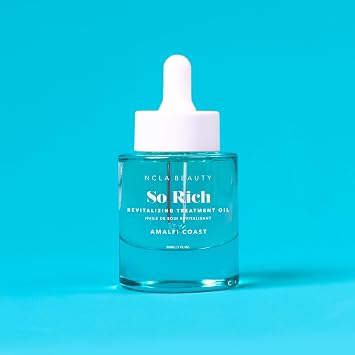 NCLA Beauty So Rich Revitalizing Treatment Oil - Cuticle Oil with Vitamin E - Nourishes with Sunflower and Jojoba Extracts - Amalfi Coast - 1 oz