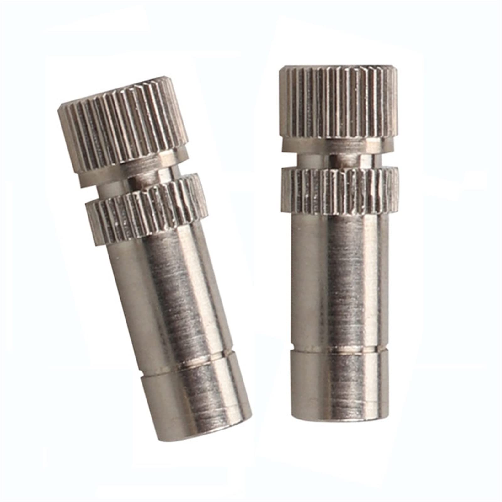 10PCS Quick Connector Brass Misting Nozzle for Outdoor Cooling Mister System, Fog Nozzles Garden Spray Atomizing Nozzle for Landscaping, air humidification, 8MM Connection (Size : 0.8mm)