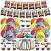 Ksopsdey 34 Pcs Lightning McQueen Set di Decorazioni Per Feste Palloncini Compleanno Car Forma Palloncini di stagnola Foil Party per Bambini Ragazzo Compleanno Feste Baby Shower
