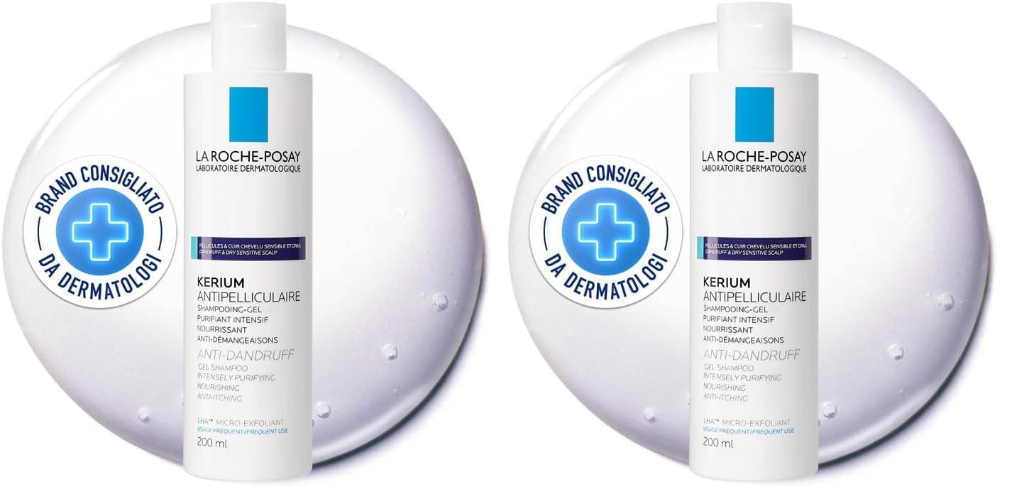 La Roche Posay, Kerium Champú Gel Exfoliante, 200 grams