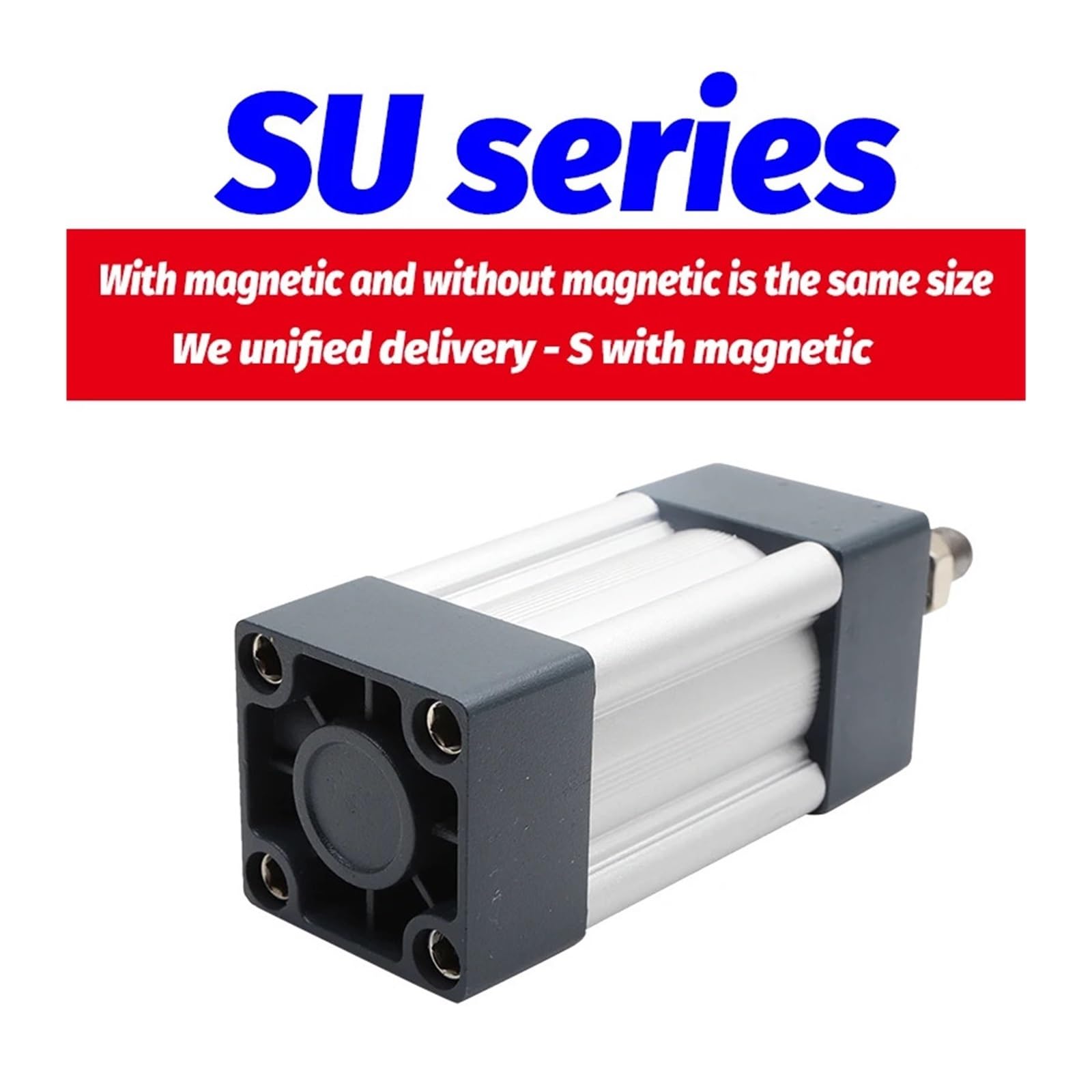 SU32 SU40X75S SU50X100-S Serie Alesaggio 32 40 Corsa 50 mm 25-300 Cilindri Pneumatici Cilindro Pneumatico a Stelo Semplice a Doppio Effetto SU32X175(X200S,SU32)