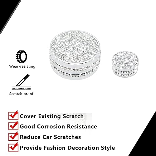 Miniatura 7 de Bling Media Control - Pomo de volumen brillante para Mazda 3 (2017-2018) Mazda 6 (2016-2021) Mazda CX-3 (2019-2021) Mazda CX-5 (2016-2021) Mazda