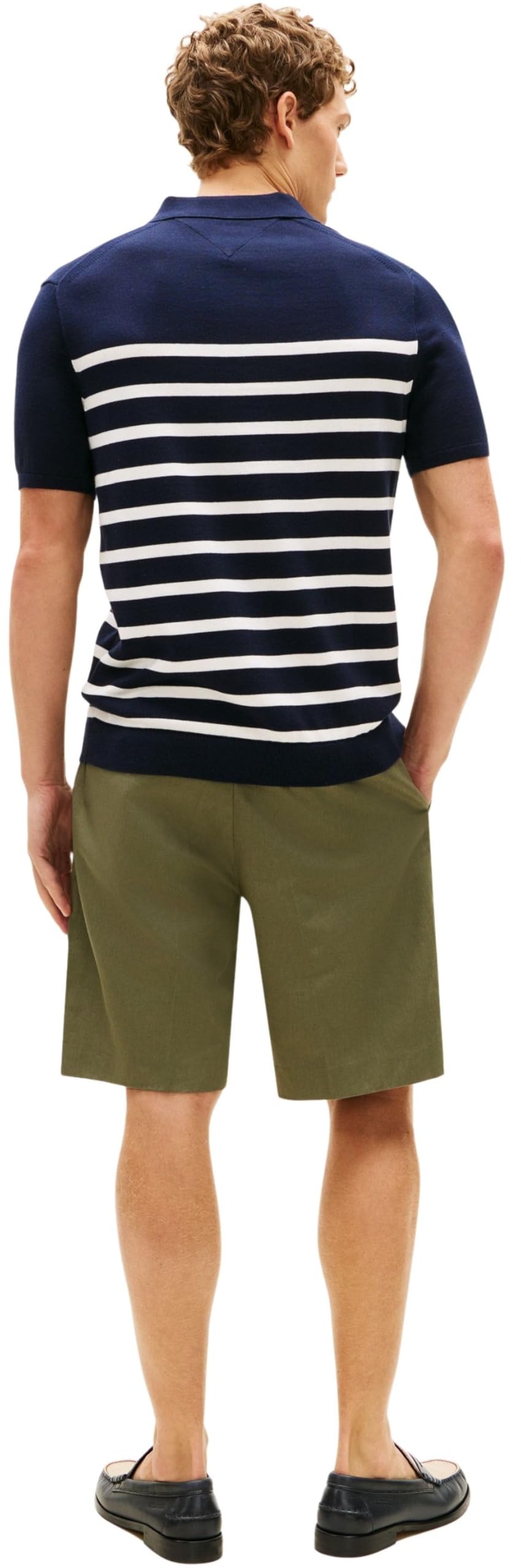 Tommy Hilfiger Polo Manches Courtes Homme Essential Cotton Knitted Épais