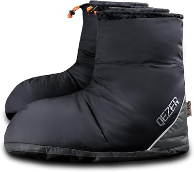 Down Booties for Men and Women Keep Warm Foot Warmers Camping Slippers Winter Camping Socks