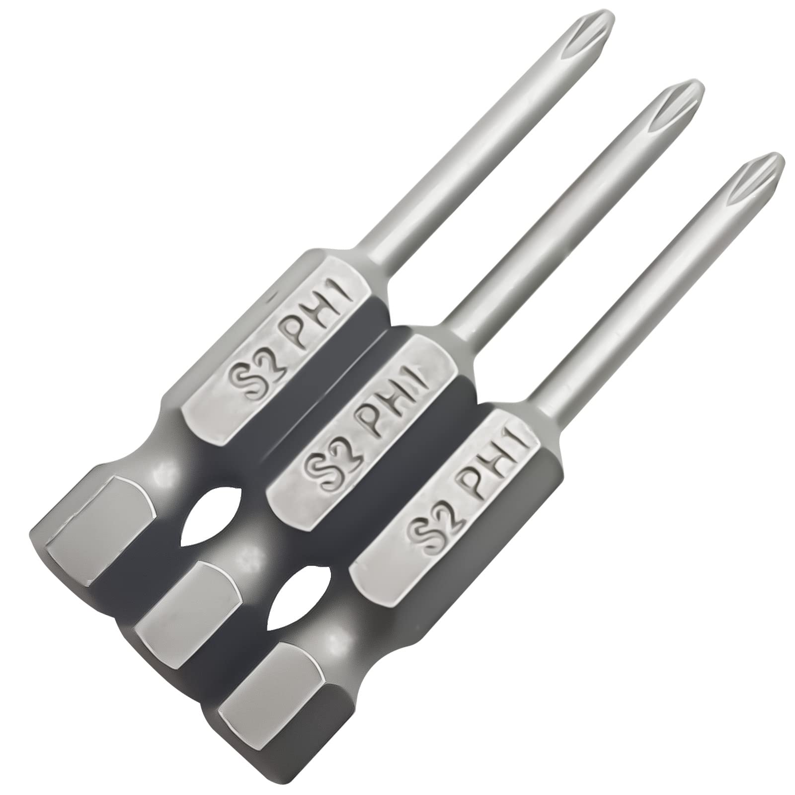 くロ 10Pcs 1/4 Inch Hex Shank PH1 Magnetic Phillips Screwdriver