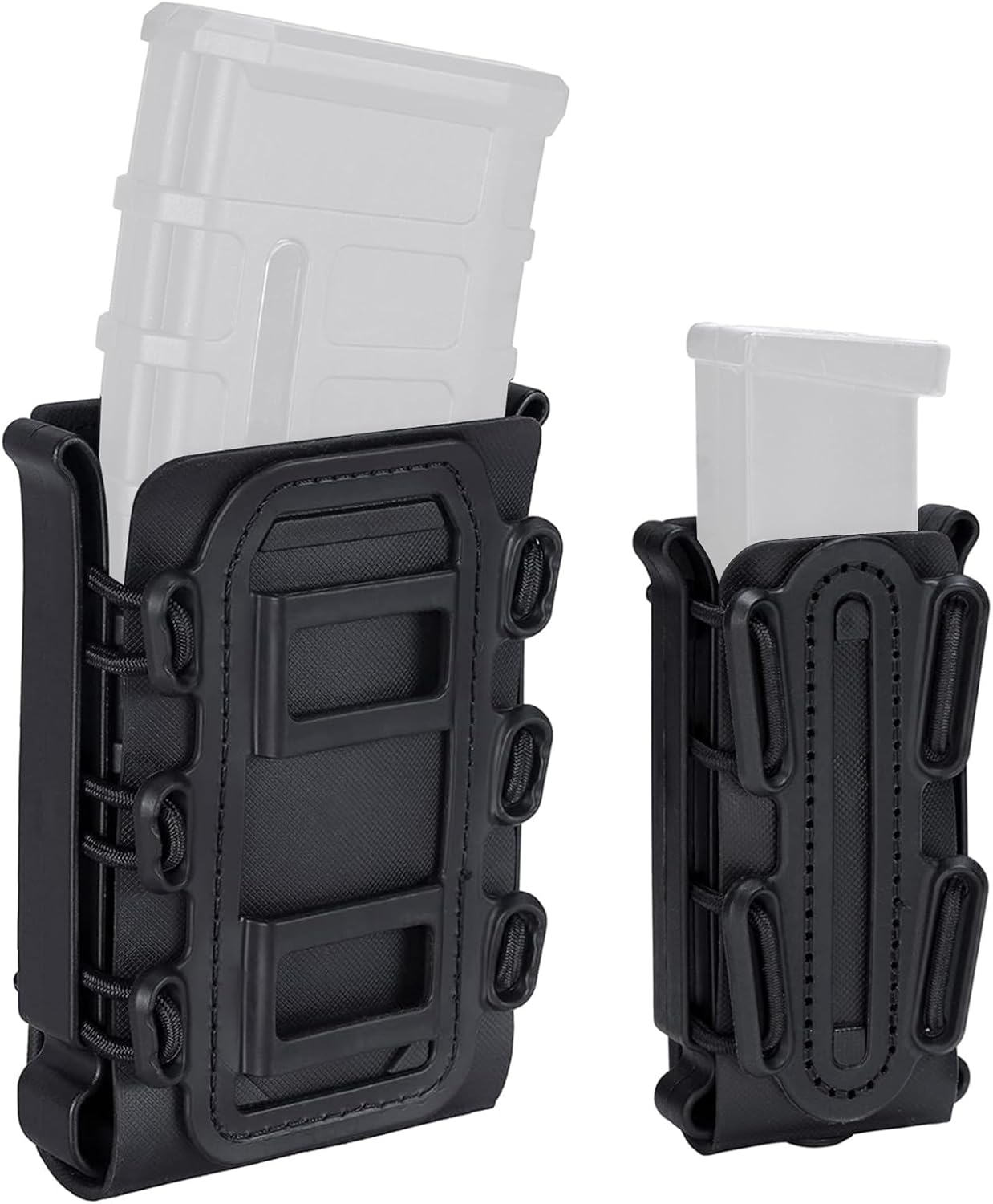 Mag Pouches 5.56/7.62mm Molle Magazine Carrier Softshell Universal Magazine Holder for Molle Vest and Tactical Belt