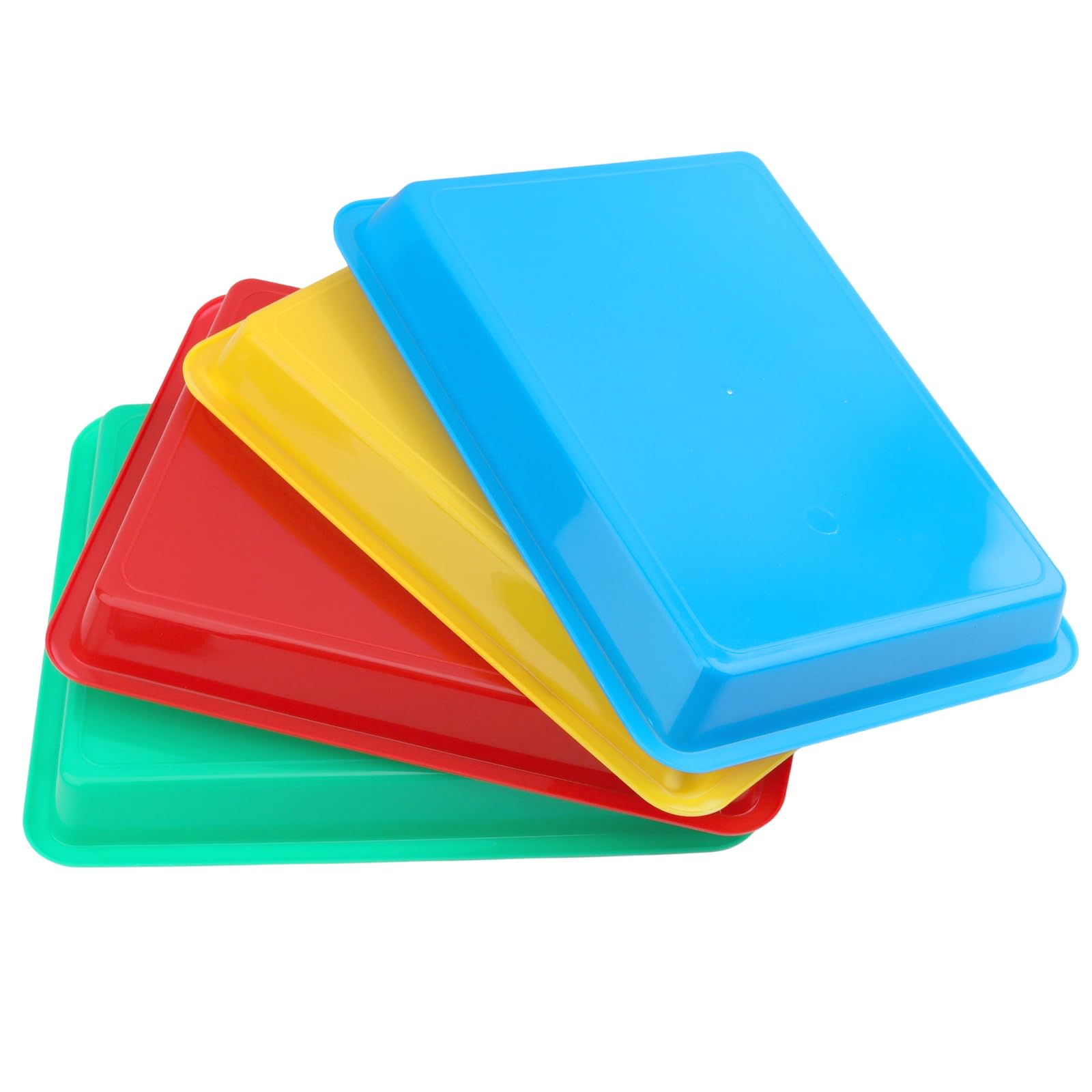 MAKTASM 20x Materialschalen Kunsttabletts 28 x 21 x 3cm für Malerei Basteln