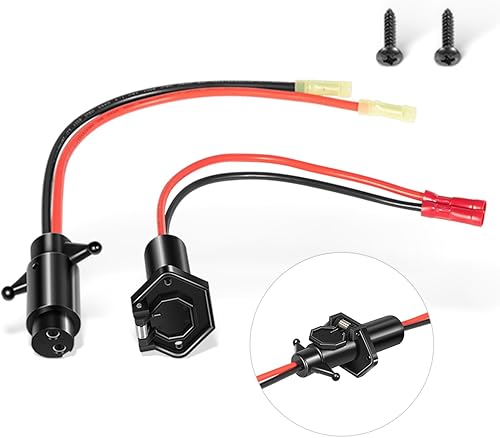 Juego de enchufe y receptáculo de motor de arrastre para barco marino, 14365-6 macho y conector de motor de arrastre 14366-6 hembra, enchufe de