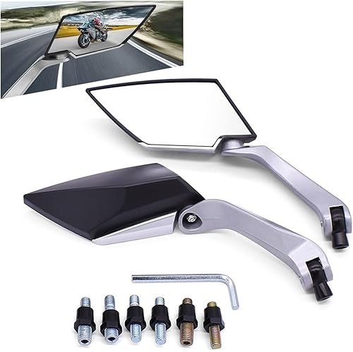 Miniatura 2 de Motocicleta Espejo Retrovisor Manillar Espejos Laterales Para Yamaha YBR 125 YZF R15 XT660 MT125 MT01 MT03 MT25