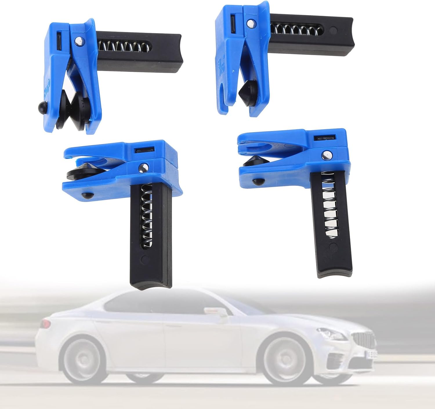 4Pcs Car Brake Oil Pipe Plug Automotive Brake Nozzle Clamp Line Tool Brake Tubing to Oil Spills