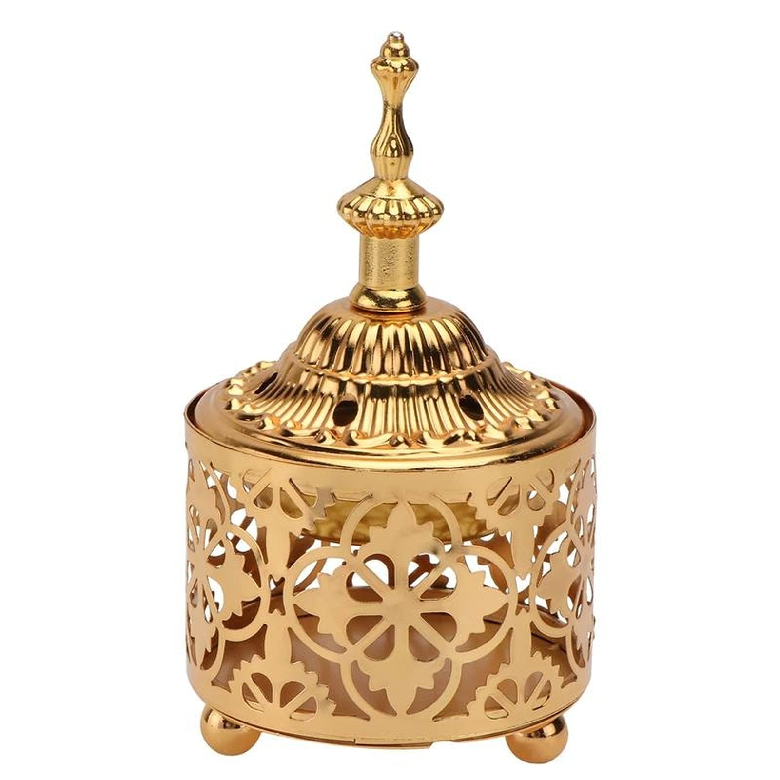 SBJKLYRN Candleholder, Incense Burner Iron Art Decorative Candle Stand Home Scented Candle Stick Buddha Incense Holder Burner
