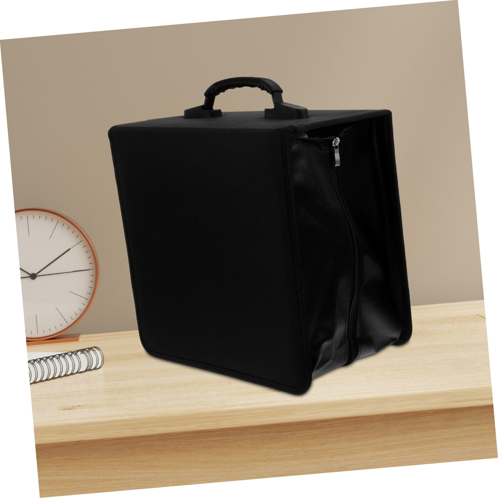 Mipcase Custodia per CD e Dvd Maniglia Organizer Portadischi da Viaggio e Auto capacità per Dischi Protezione AntiGraffio Soluzione di Archiviazione Robusta e Versatile