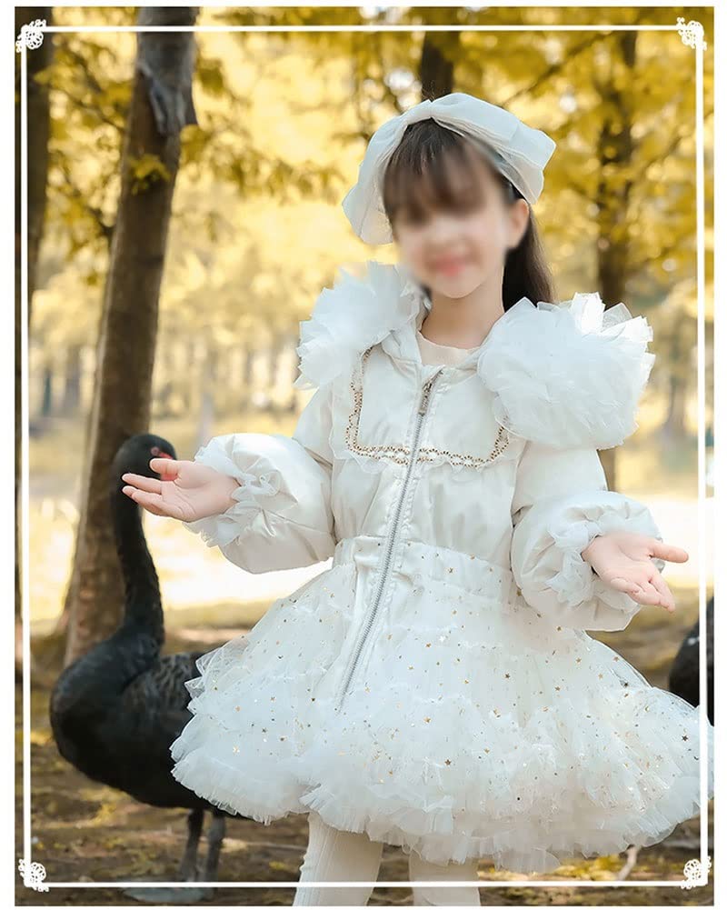 Amazon.co.jp: ZYZMH ロリータ ダウン ジャケット 冬 かわいい 