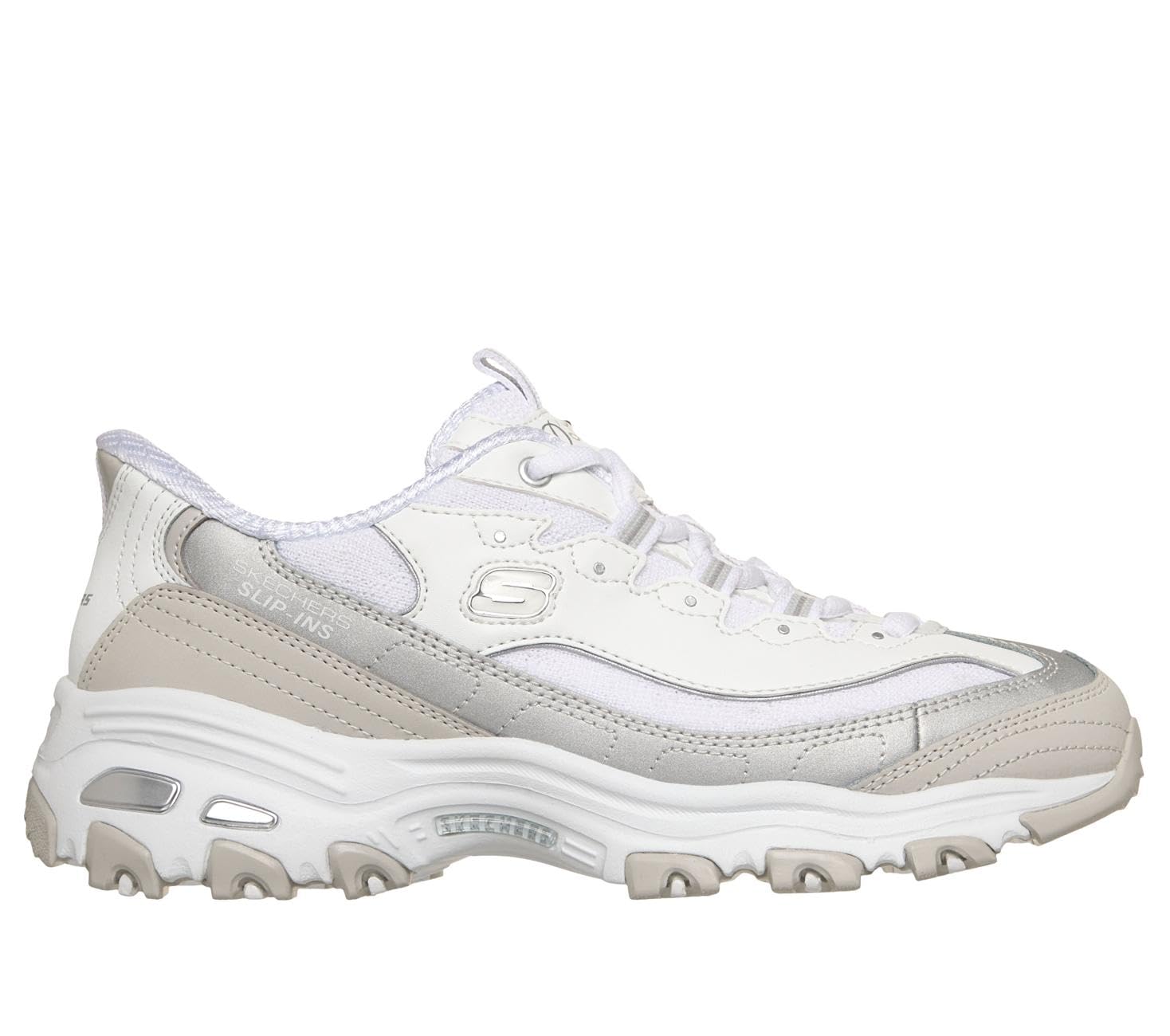 Skechers D'Lites Smooth Nostalgia BasketFemme