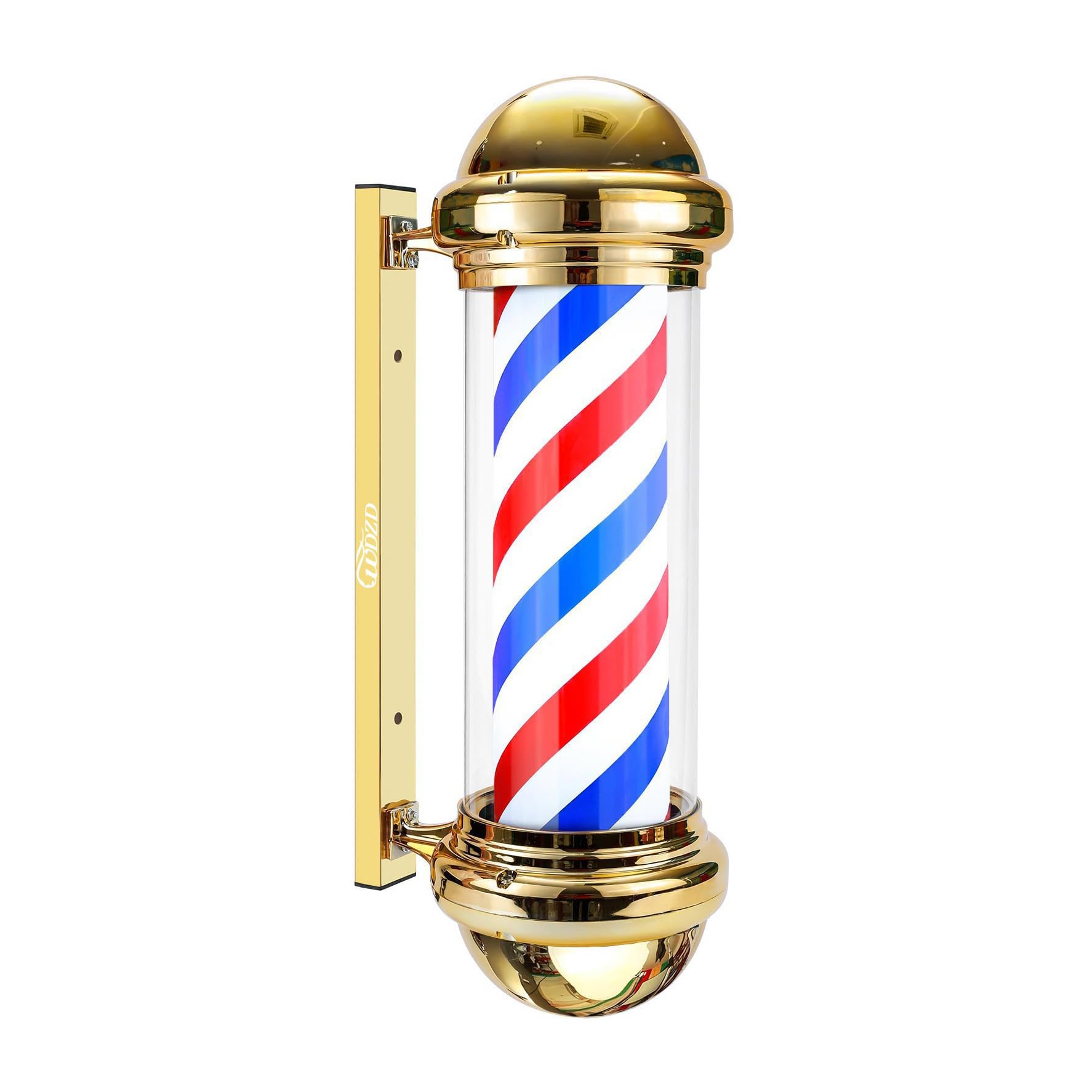 WDZD Mini 40 cm Negro Poste Barbero Barber Pole — view 8