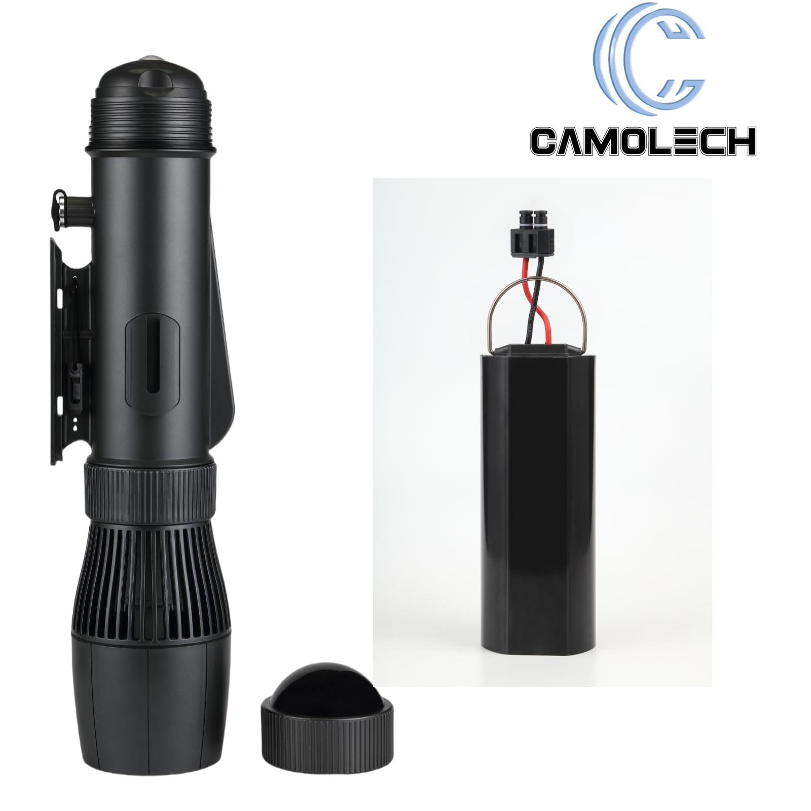 C CAMOLECH 700W Elektrischer Unterwasser-Scooter für Erwachsene, 16000mAh, 3-9km/h, 30m Tiefe, 10-Gang-Schaltung, schneller See-Roller mit abnehmbarem Akku & Dual-Flossen, kompatibel mit SUP für Ozean