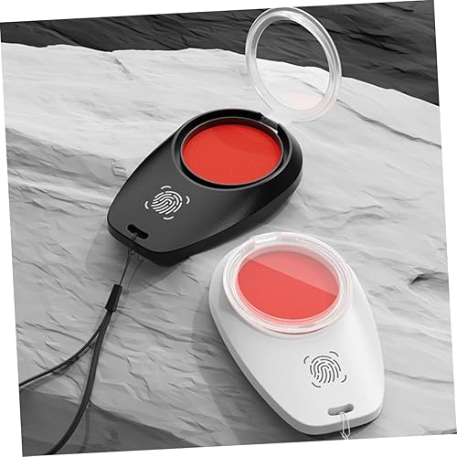 Miniatura 6 de 3pcs Quick-Drying Fingerprint Identification Pad Portable Notary Supplies for Applications Ink Pad for Thumbprints Efficient Stamping White Black