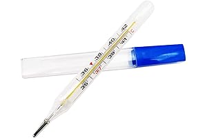 Accurate Temperature Measurements Glass Thermometer for Adults