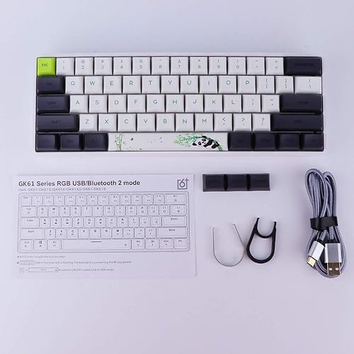 Miniatura 8 de Teclado mecánico de teclas intercambiables con retroiluminación RGB NKRO IP6X impermeable cable tipo C para WinMacJugar SKYLOONG SK61 61 de EPOMAKER