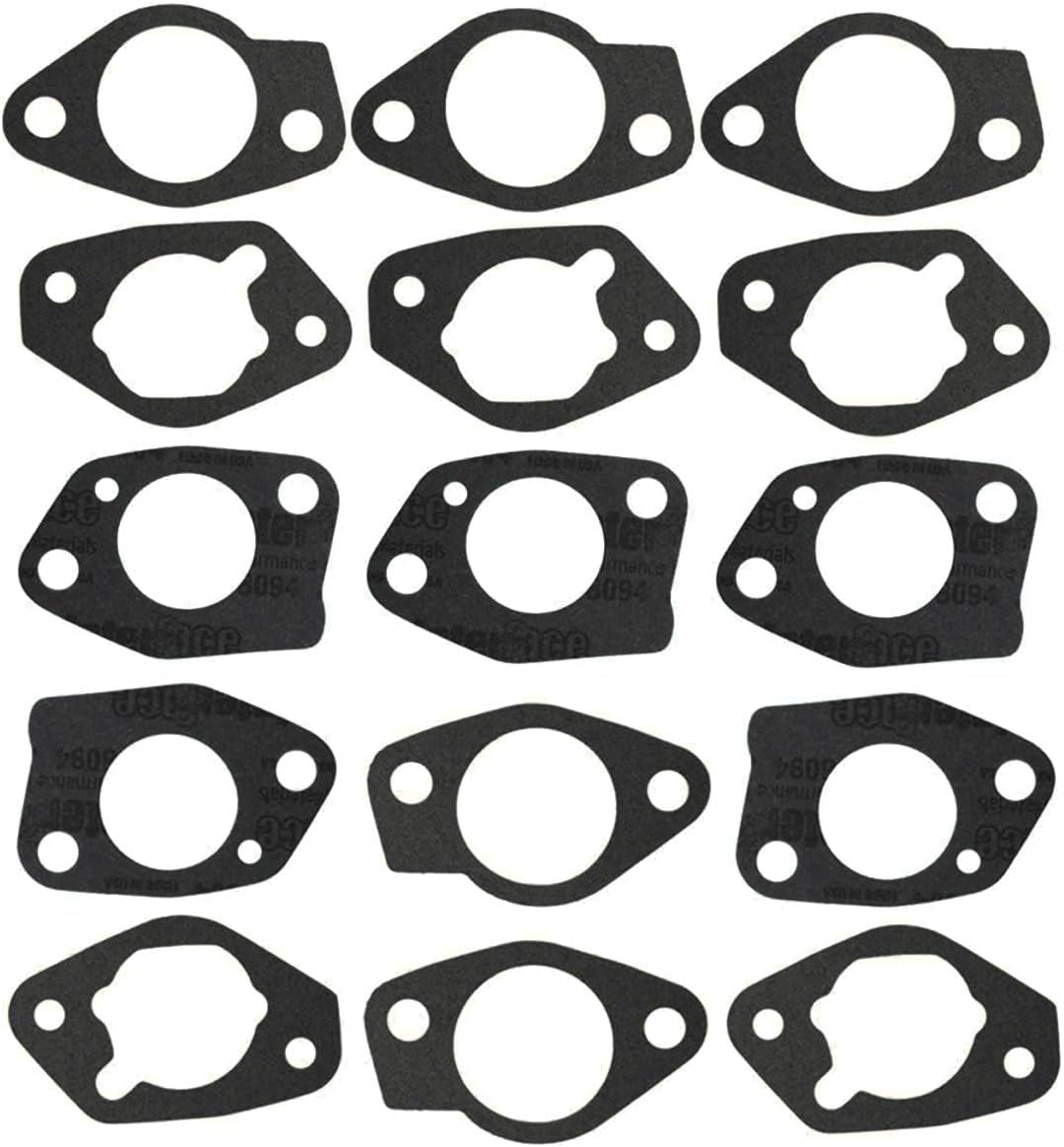 HIPA GX390 Carburetor Gasket Kit for Honda GX 390 GX340 13HP 11HP Engine Generator Carb Mounting Gaskets Replace 16223-ZE3-W00 16221-ZF6-800 (Pack of 5)