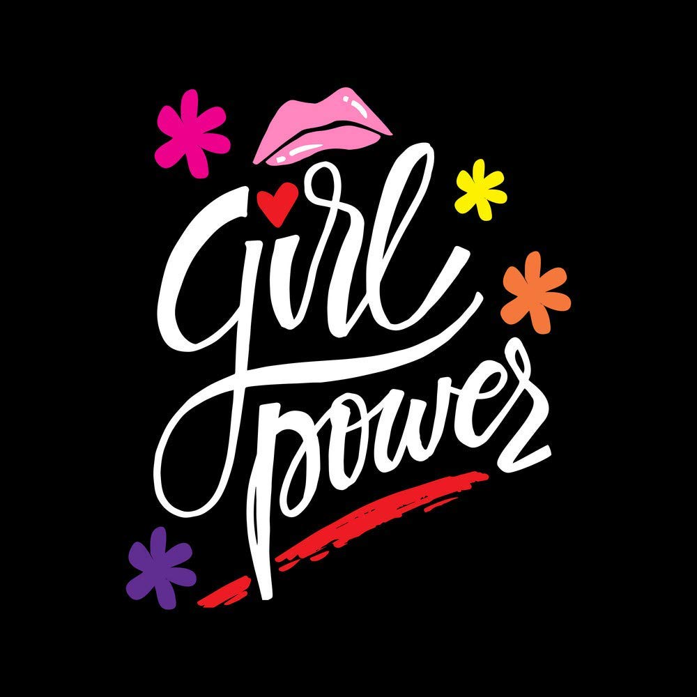 girl power |Motivational Poster|Inspirational Poster|Gym poster|All Time Posters|Poster About Life|Poster for Every Room,Office, GYM|Self Adesive Sticker Poster By 5Ace