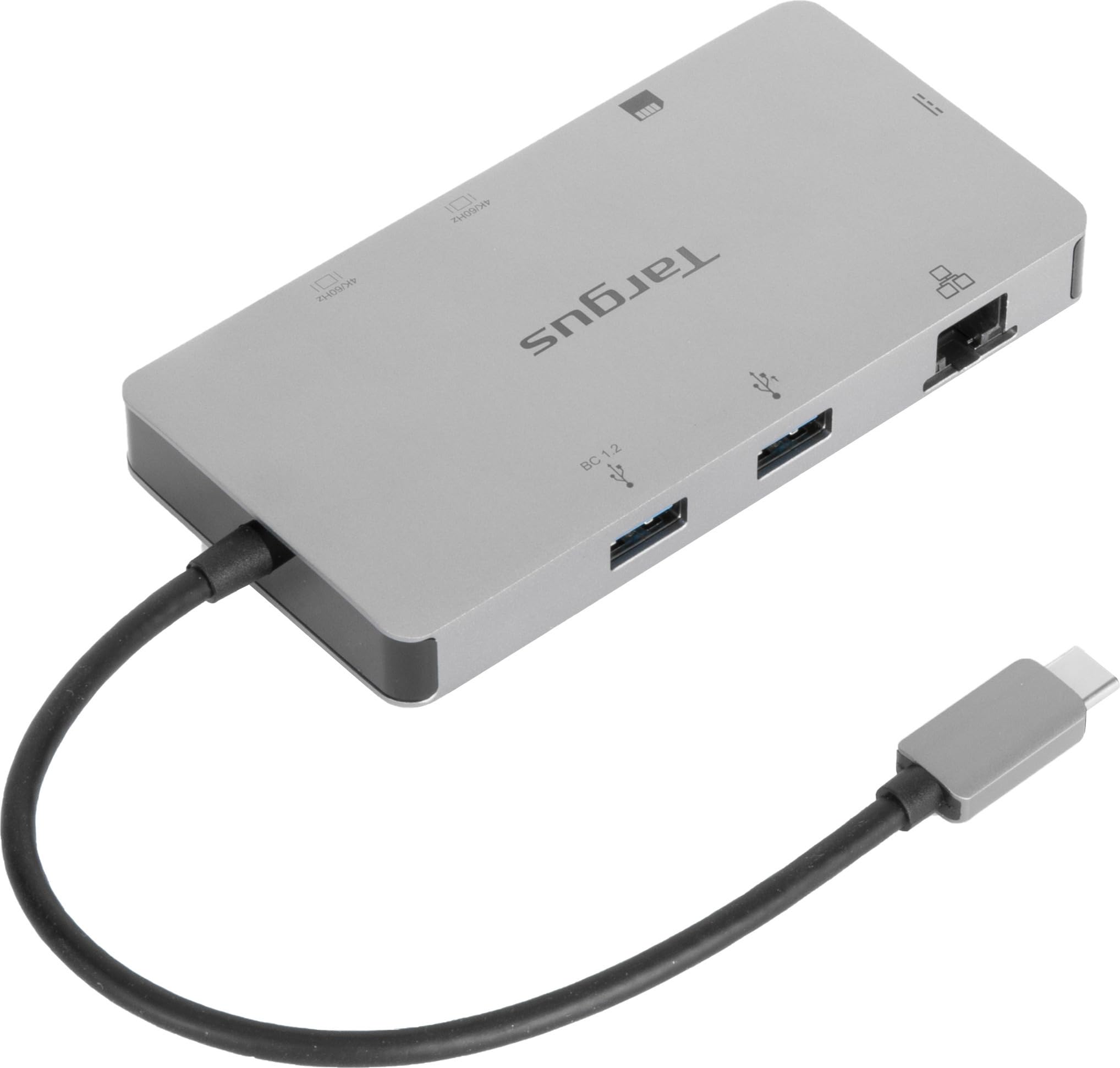 Targus DOCK423EU Station d’Accueil USB-C Dual HDMI 4K, Docking Station pour Ordinateur, Hub USB Compatible Windows, macOS, Chrome OS, Linux – Noir