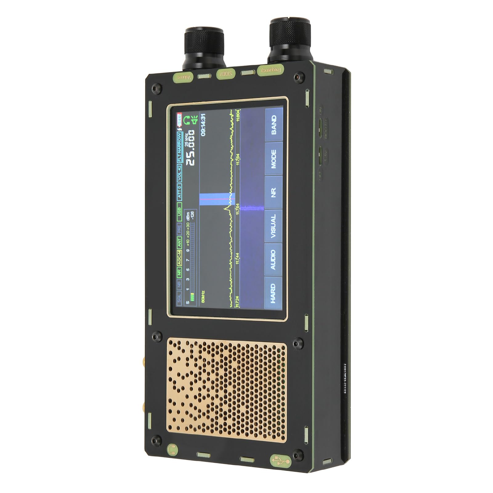 Amazon.co.jp: xuuyuu短波ラジオ受信機、DSP SDR受信機USB接続