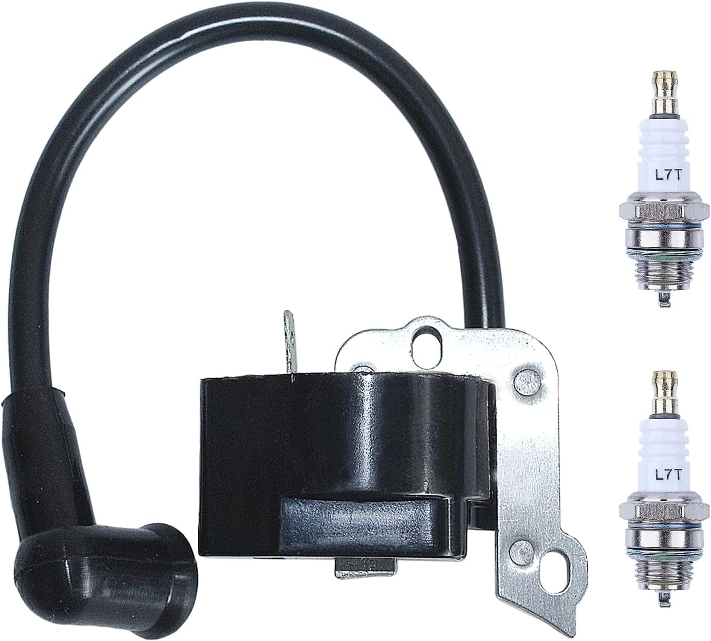 Bobina d'Accensione Kit Candela per Stihl FS55 HS45 FS45 FS55R FS46 HL45 FC55 Accessori Bobina Accensione Sostituisce 4140 400 1300