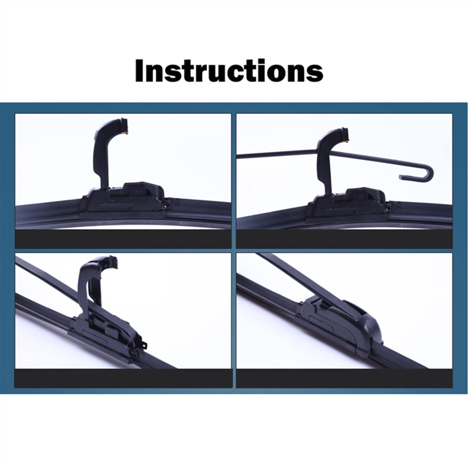 WITTSY Limpiaparabrisas Escobillas Limpiaparabrisas Delanteras LHD, Parabrisas De Coche, Ventana Delantera Wiper 24 "+ 16" para Hyundai para Tucson MK2 2010 2011 2012 2013 2014 2015