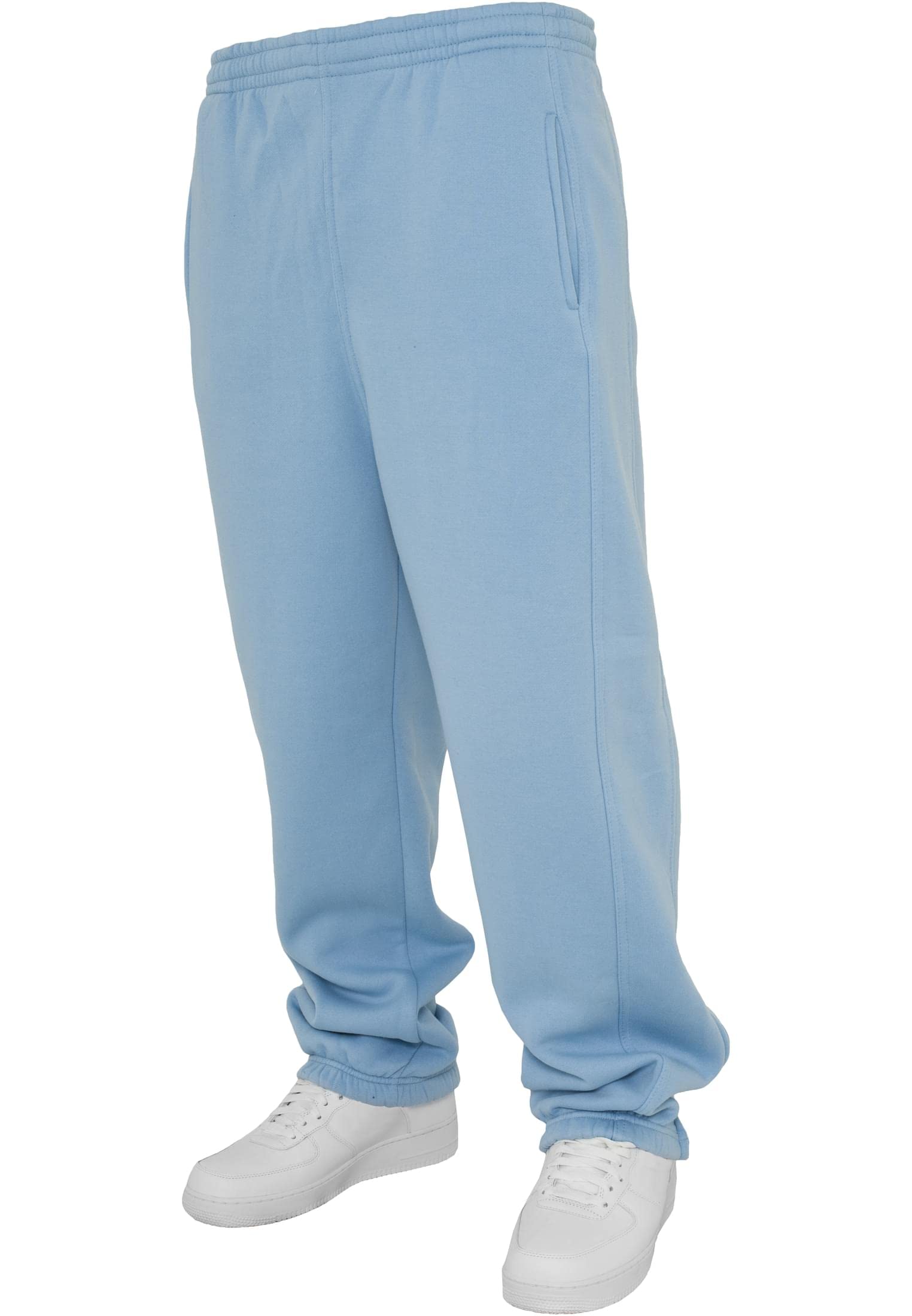 Urban Classics Pantalones de Gimnasia Hombre Pantalones de Deporte Negro Suelto — view 60