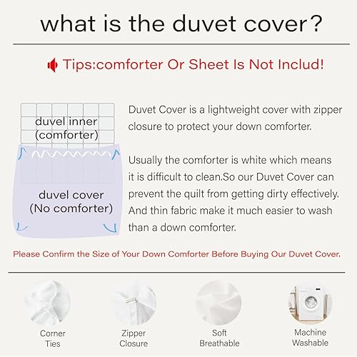 Miniatura 5 de Castle Fairy Juego de funda de edredón de hongos, tamaño King, 3 piezas, diseño de hojas botánicas de acuarela, bonito juego de ropa de cama de