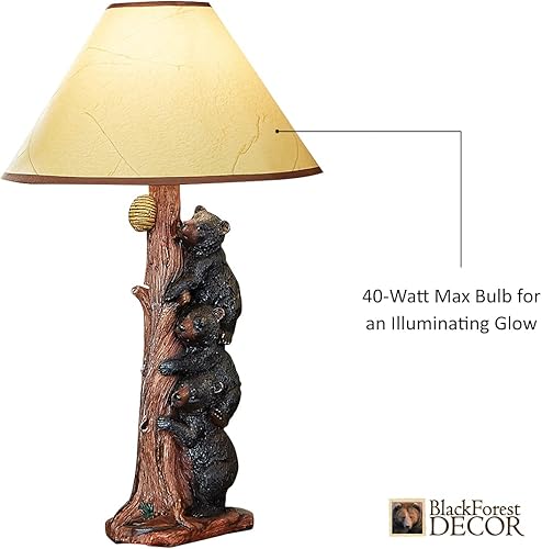 Vista 80 de BLACK FOREST DECOR Antler Lodge Uplight Lámpara - Lámpara rústica de Lodge con globo de vidrio sembrado