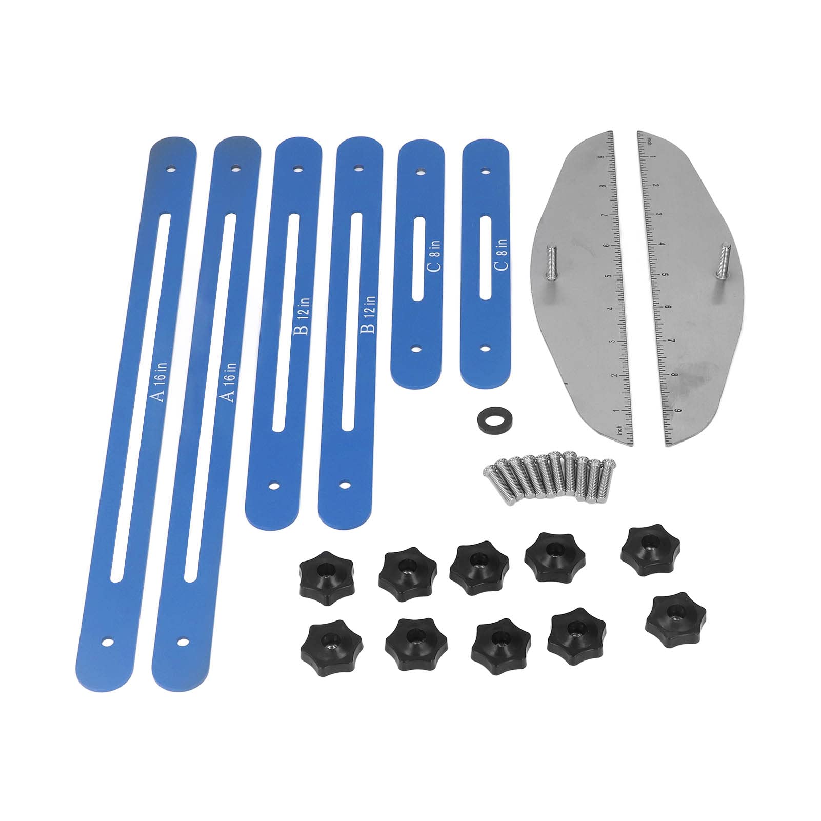 Stair Treads Gauge Template Tool,Stair Jig, Measuring Stair Tool, Shelf