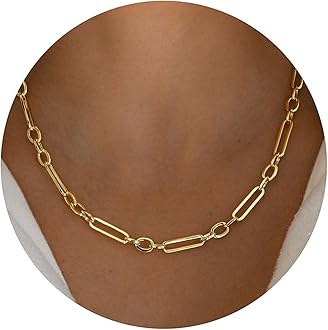 Tewiky Tennis Necklace 14K Gold Plated/Silver Sparking Rhinestone Choker Necklaces Dainty Crystal Cubic Zirconia Bridal Wedding Jewelry for Women