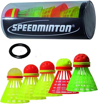 SpeedmintonSpeedminton Junior Set - Original Speed Badminton/crossminton Children's Set Includes 2 Kids Rackets, 2 Fun Speeder and Bag.