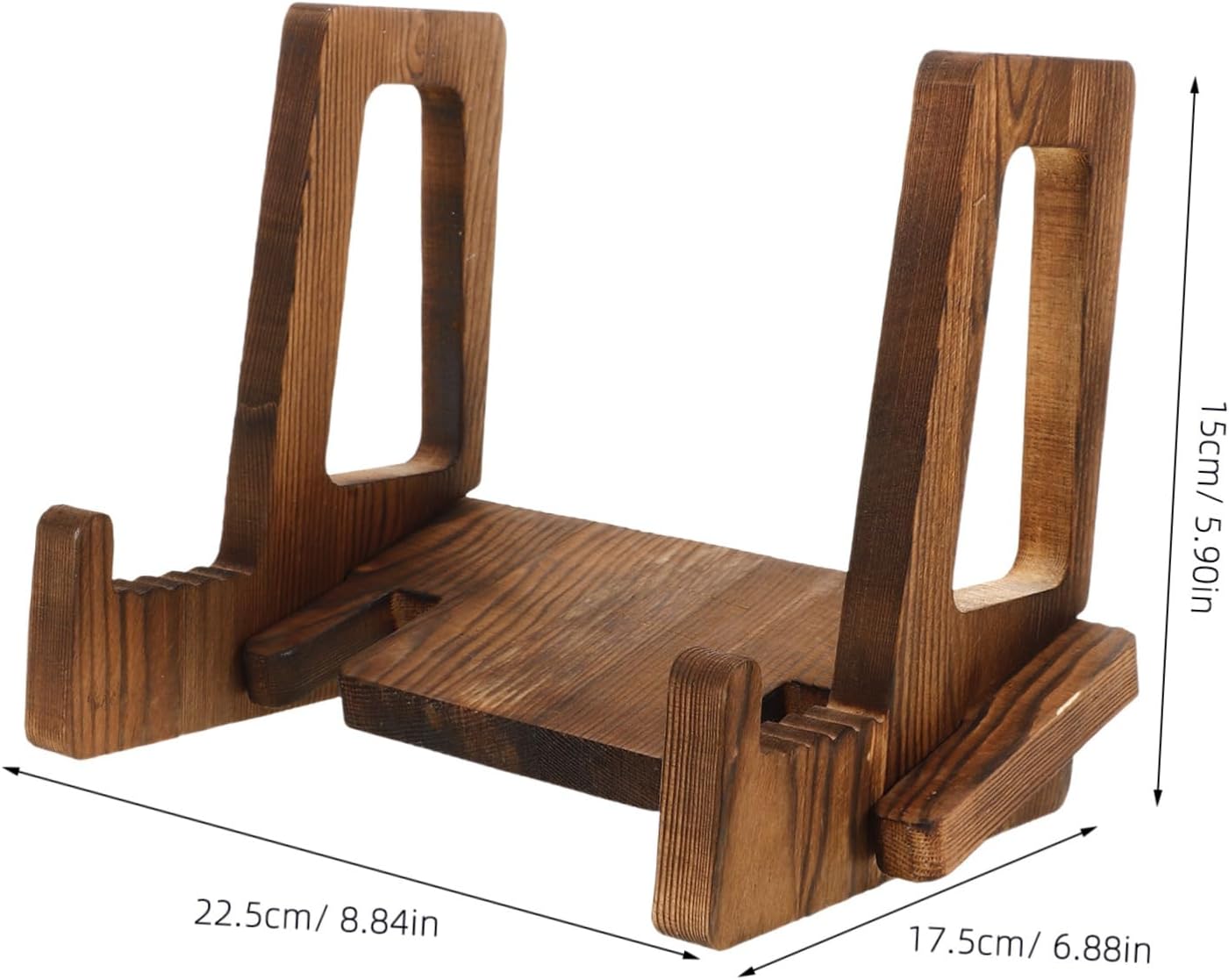 Wooden Recipe Stand for Kitchen Countertop, Vertical Display Holder
